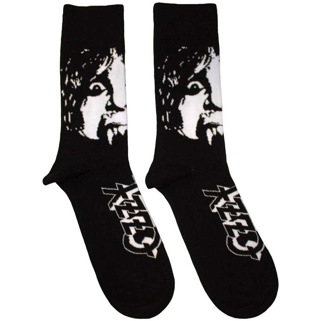 Ozzy Osbourne Unisex Ankle Socks: Madman (Black) (UK Size 7 - 11)