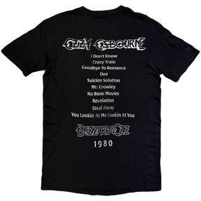 Ozzy Osbourne Unisex T-Shirt: Blizzard Of Ozz Tribute - Black