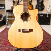 Ozark 3852 OM Cutaway Electro Acoustic with Hard Case - Preowned