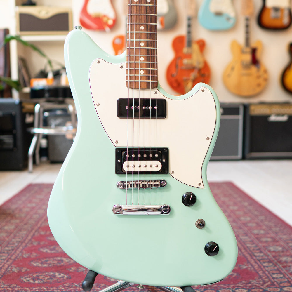Fender Powercaster Electric Guitar With Original Gig Bag - Sea Foam Green - Preowned