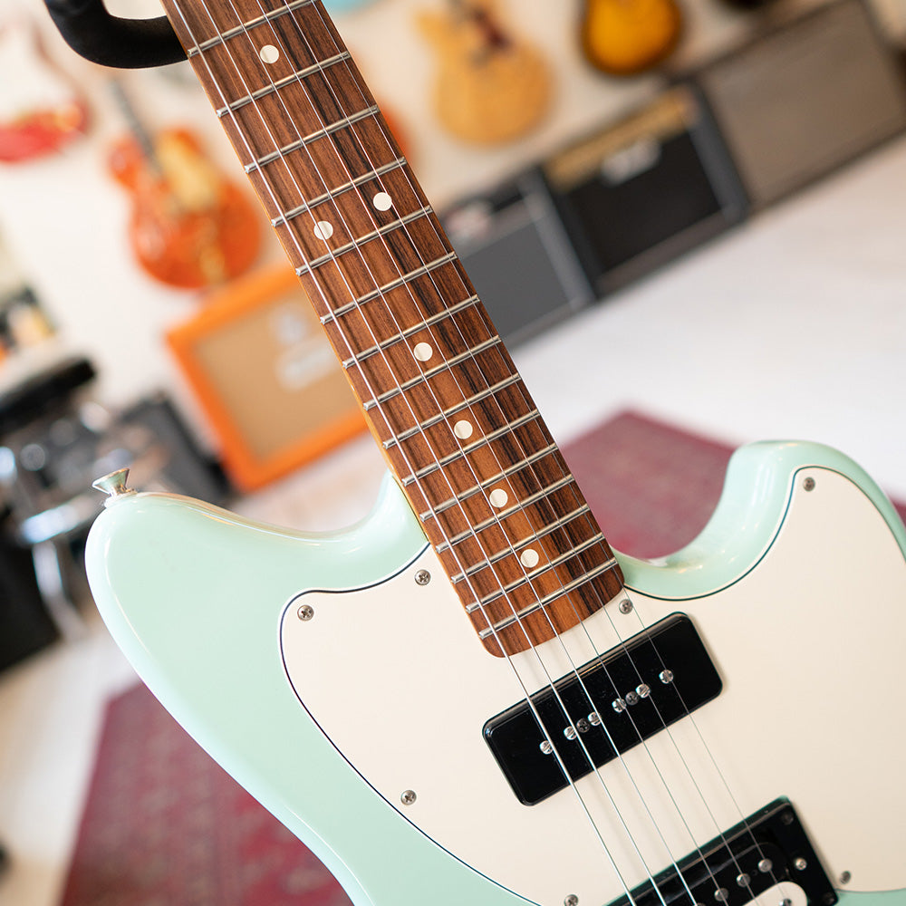 Fender Powercaster Electric Guitar With Original Gig Bag - Sea Foam Green - Preowned