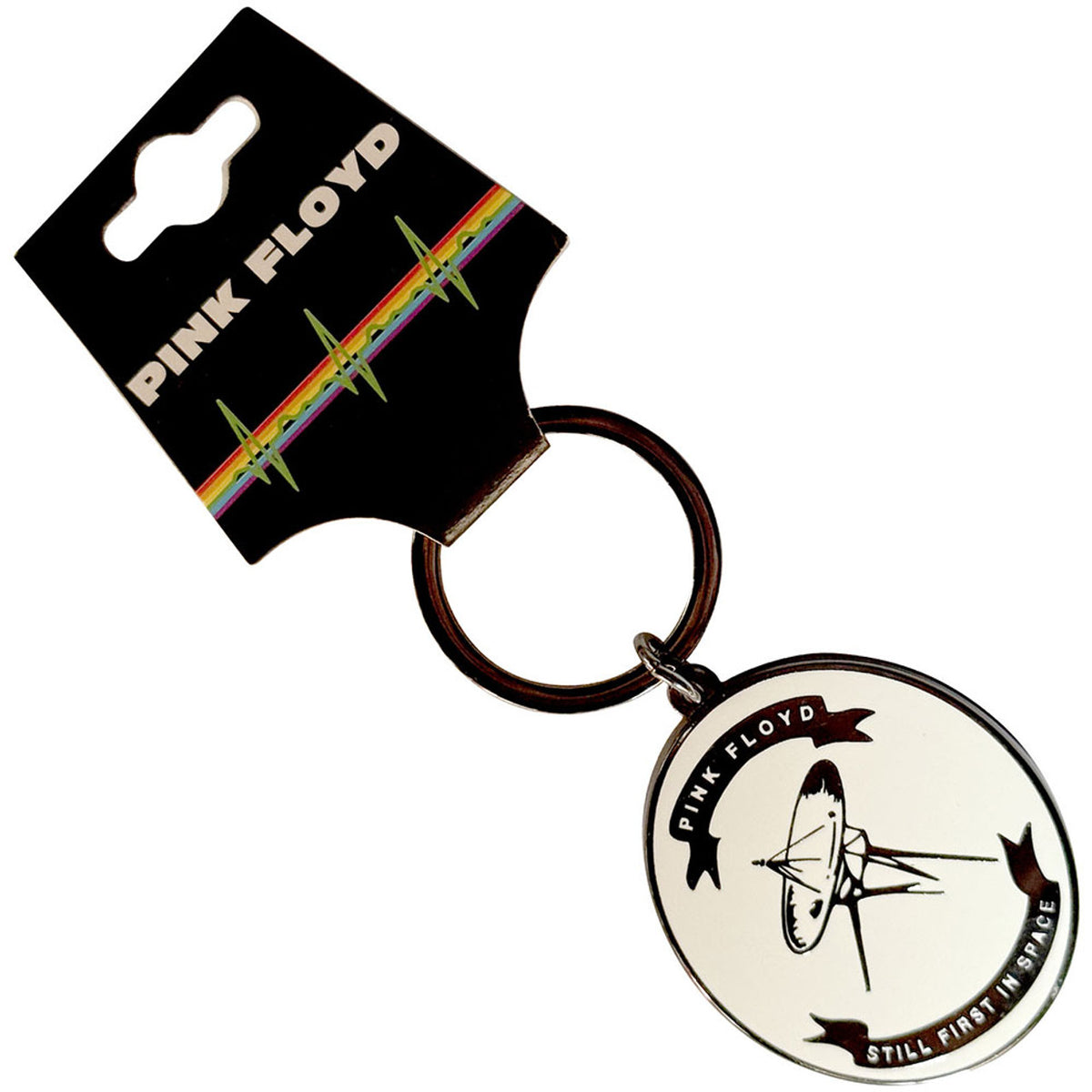Pink Floyd Keychain: First In Space Oval