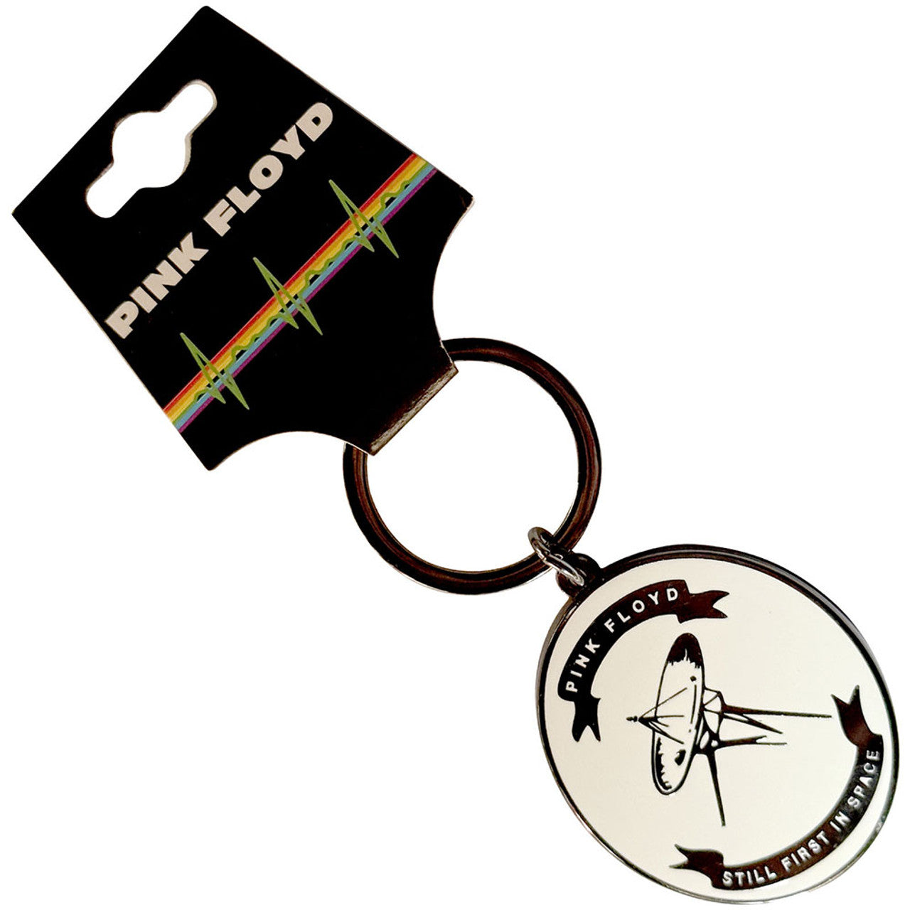 Pink Floyd Keychain: First In Space Oval