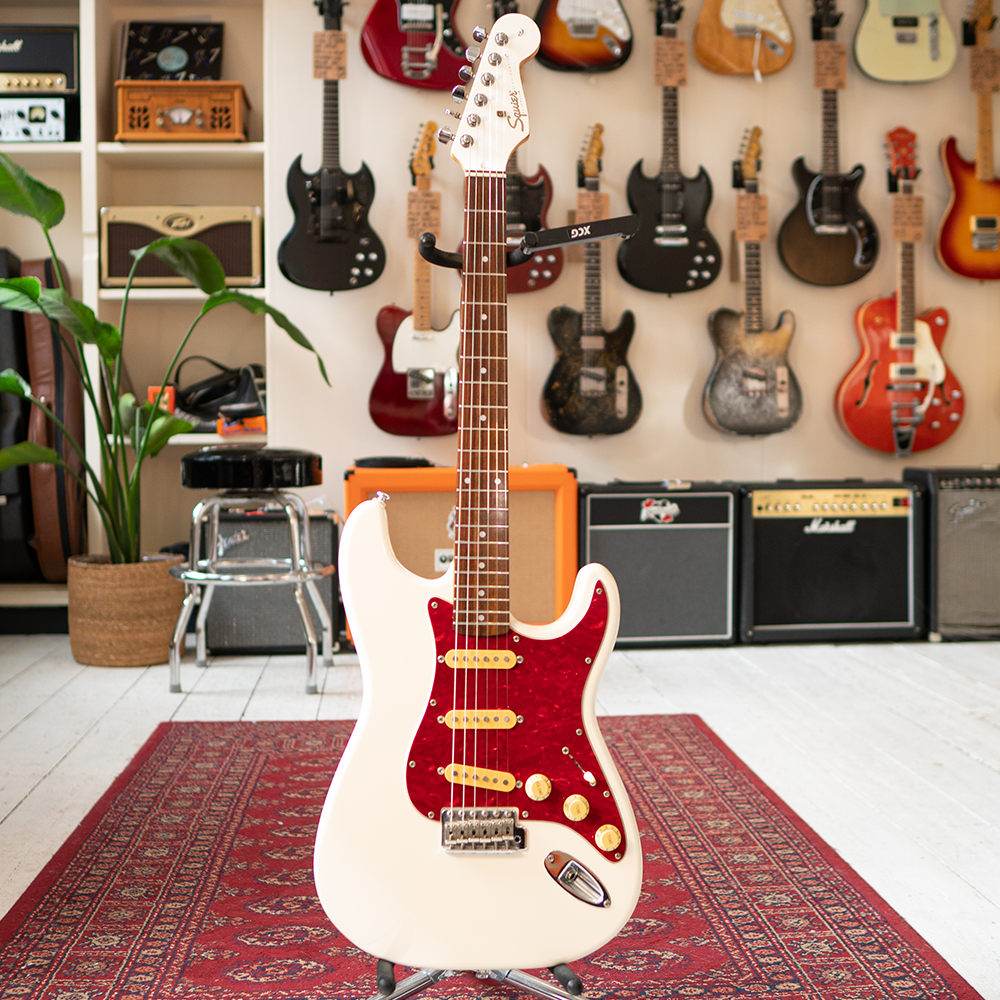 1997 Squier MIK Pro Tone Stratocaster - White - Preowned