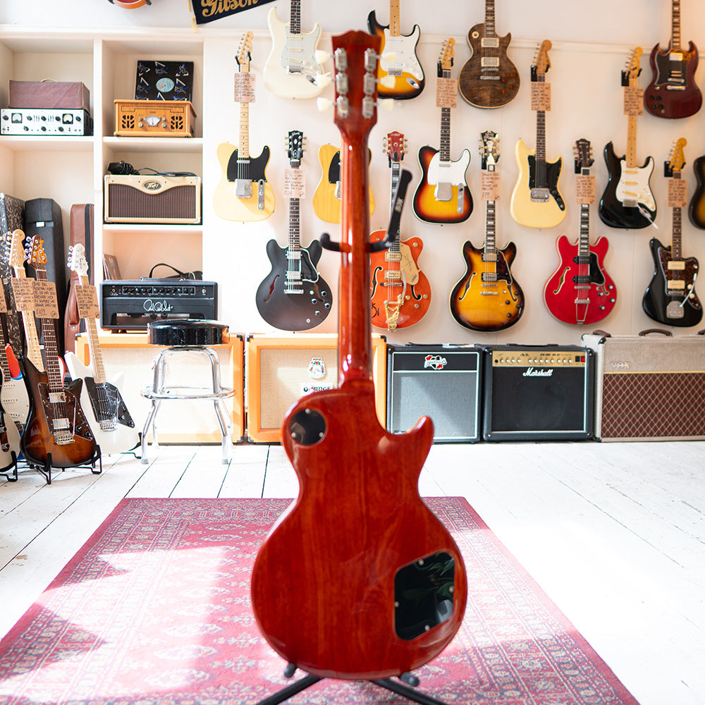 2022 Gibson Custom Shop '59 Reissue R9 Les Paul Standard Handpicked Top 'Lefty' - Aged Poppy Burst - OHSC - Preowned