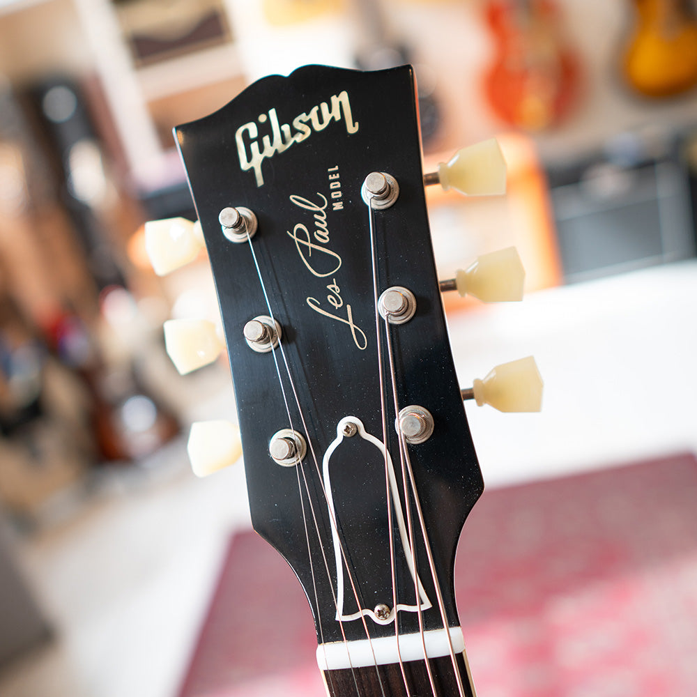 2022 Gibson Custom Shop '59 Reissue R9 Les Paul Standard Handpicked Top 'Lefty' - Aged Poppy Burst - OHSC - Preowned