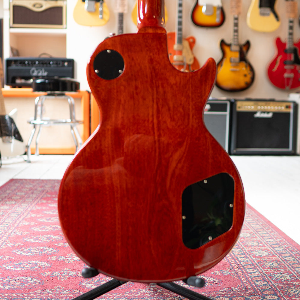 2022 Gibson Custom Shop '59 Reissue R9 Les Paul Standard Handpicked Top 'Lefty' - Aged Poppy Burst - OHSC - Preowned