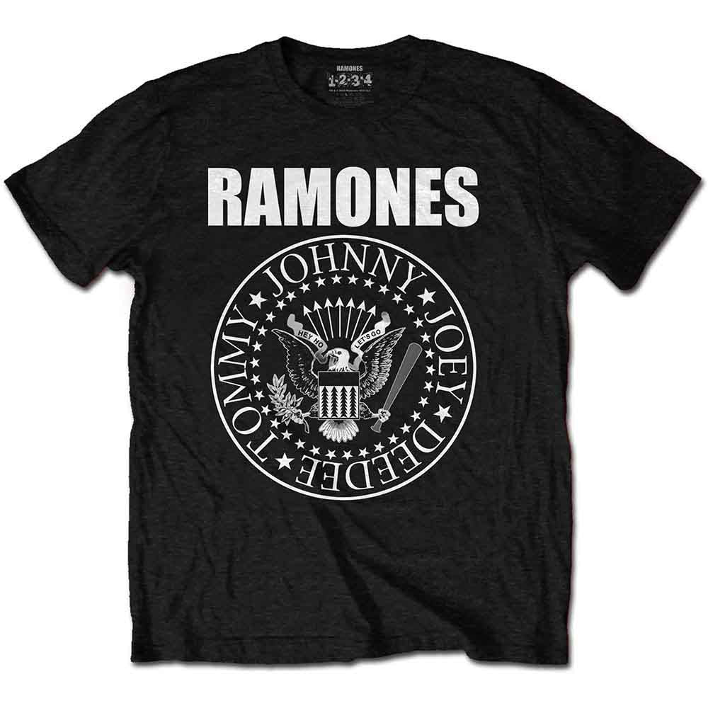Ramones Unisex T-Shirt: Presidential Seal - Black