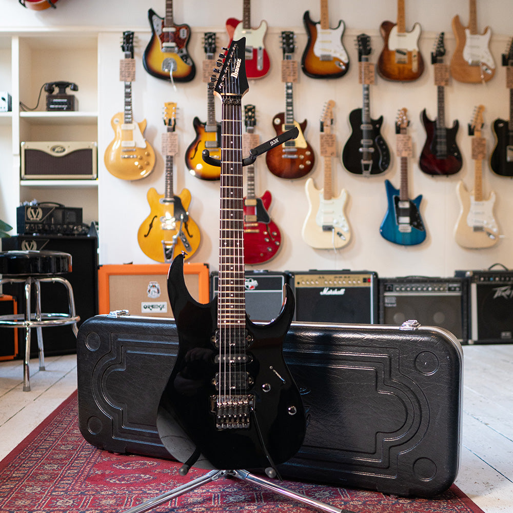Ibanez Made in Japan Prestige RG1570 - Galaxy Black - OHSC - Preowned