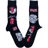 The Rolling Stones Unisex Ankle Socks: Logos (Black) (UK Size 4 - 7)