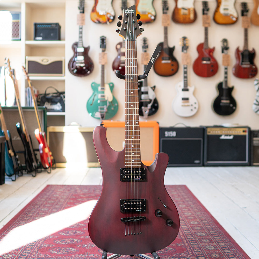 Schecter 006 Deluxe Electric Guitar - Vampire Red Satin - Preowned
