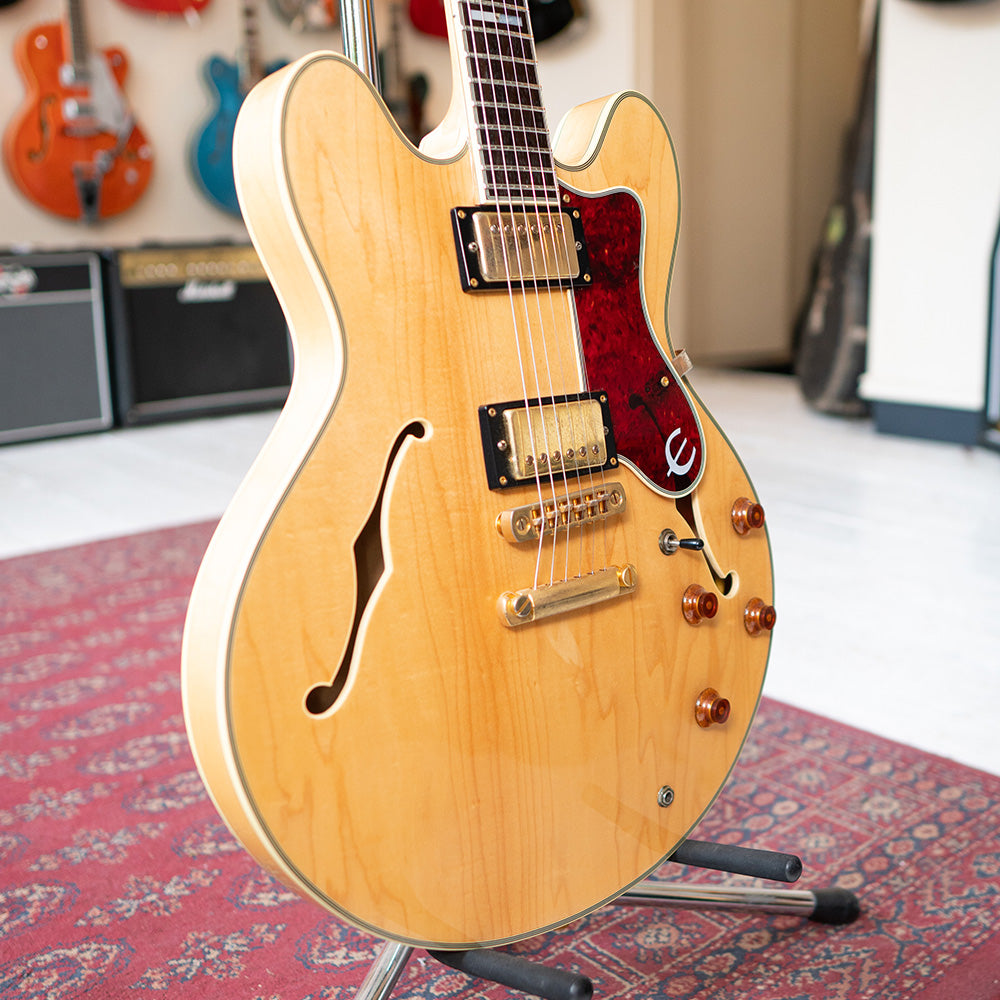 Epiphone MIK Sheraton Electric Guitar W/Hard Case - Natural - Preowned