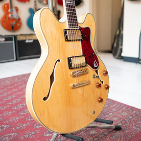 Epiphone MIK Sheraton Electric Guitar W/Hard Case - Natural - Preowned
