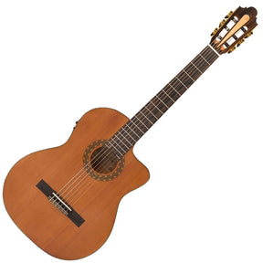 Santos Martinez SM500CE Allegro Cutaway Electro-Classic Guitar - Natural High Gloss