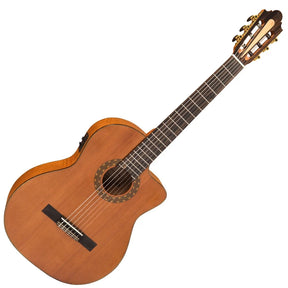 Santos Martinez SM500CE Allegro Cutaway Electro-Classic Guitar - Natural High Gloss