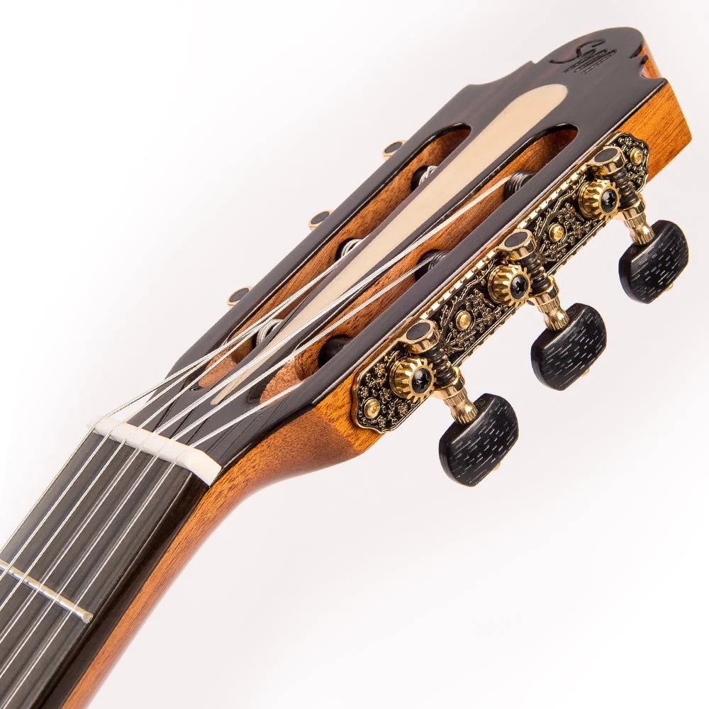Santos Martinez SM500CE Allegro Cutaway Electro-Classic Guitar - Natural High Gloss