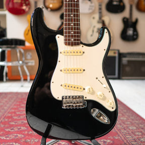 1995 Squier MIJ Stratocaster - Black - Rosewood - Preowned