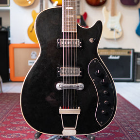 1962 Silvertone 1423 Jupiter - Fully Restored - Metallic Black - OHSC - Preowned