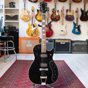 1962 Silvertone 1423 Jupiter - Fully Restored - Metallic Black - OHSC - Preowned