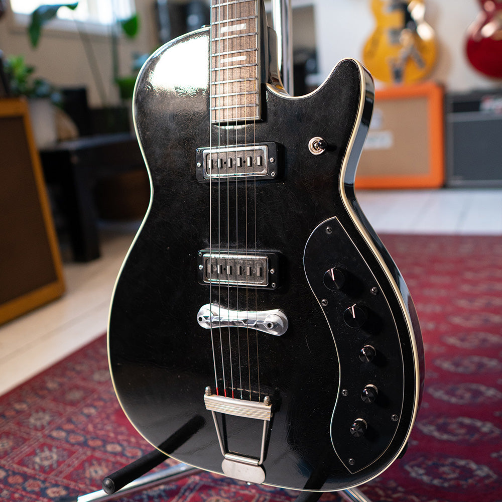 1962 Silvertone 1423 Jupiter - Fully Restored - Metallic Black - OHSC - Preowned