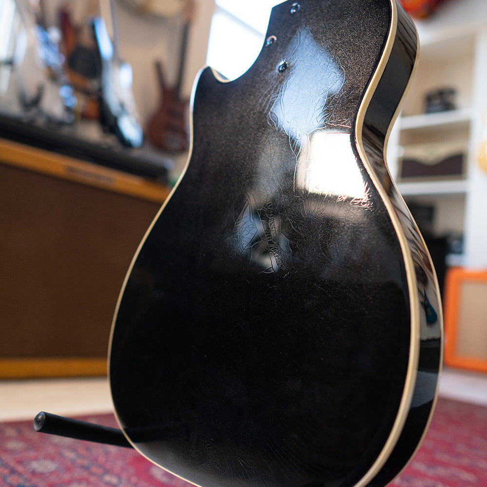 1962 Silvertone 1423 Jupiter - Fully Restored - Metallic Black - OHSC - Preowned