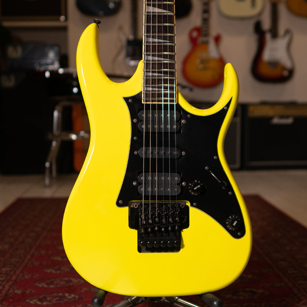 Ibanez SX Series Electric Guitar Made In Korea - Neon Yellow - Preowned