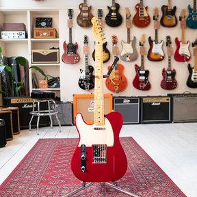 Fender MIM Standard Telecaster - Candy Apple Red 'Lefty' - Hard Case - Preowned
