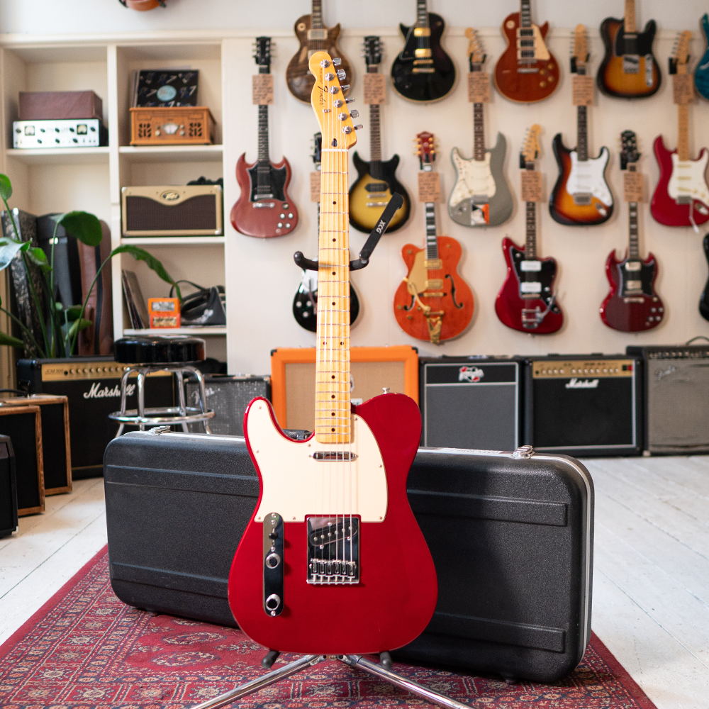 Fender MIM Standard Telecaster - Candy Apple Red 'Lefty' - Hard Case - Preowned