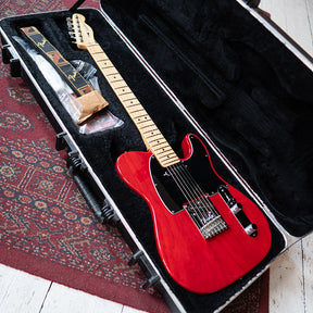 2010 Fender American Standard Telecaster With OHSC - Crimson Red Trans - Preowned