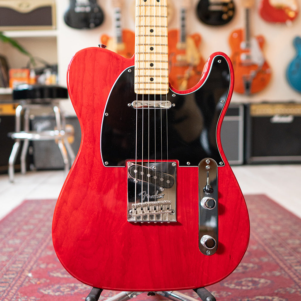 2010 Fender American Standard Telecaster With OHSC - Crimson Red Trans - Preowned