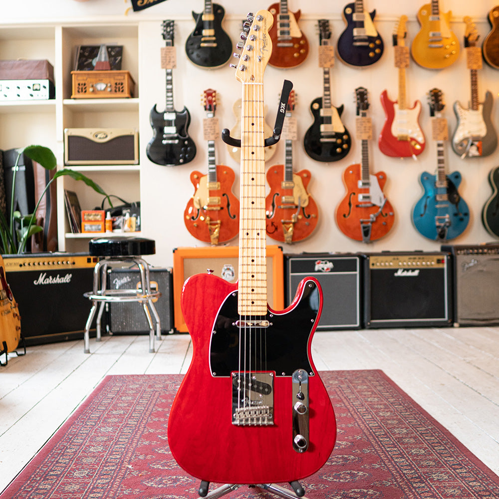 2010 Fender American Standard Telecaster With OHSC - Crimson Red Trans - Preowned