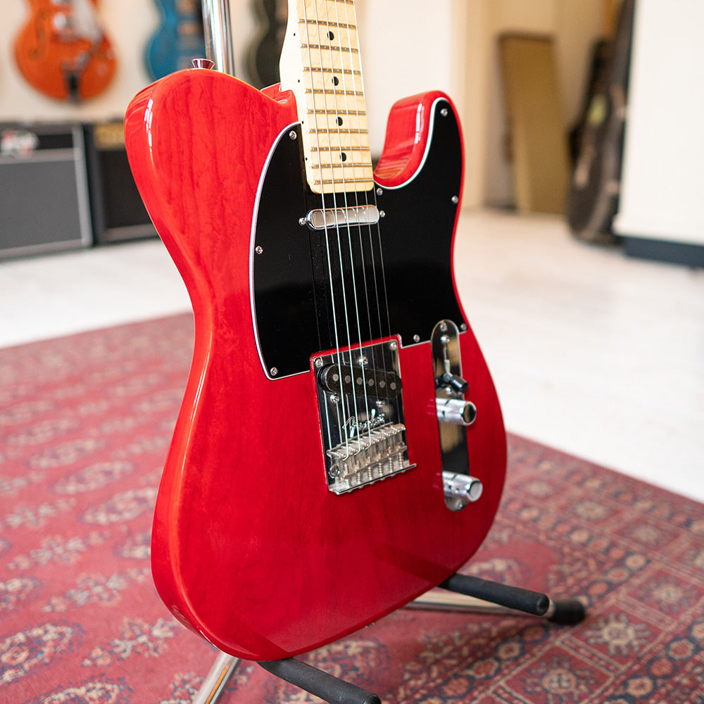 2010 Fender American Standard Telecaster With OHSC - Crimson Red Trans - Preowned