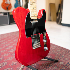 2010 Fender American Standard Telecaster With OHSC - Crimson Red Trans - Preowned
