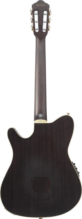Ibanez TOD10N Tim Henson Signature "Tree of Death" Nylon-String Electro Acoustic Guitar in Transparent Black - B-Stock