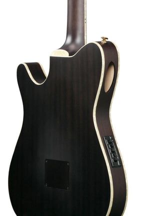 Ibanez TOD10N Tim Henson Signature "Tree of Death" Nylon-String Electro Acoustic Guitar in Transparent Black - B-Stock