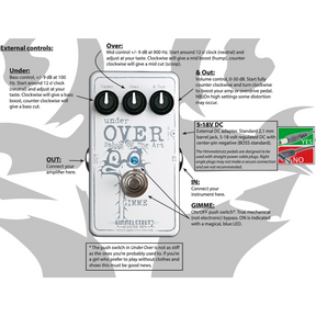 Himmelstrutz Under Over - Stout Of The Art Multi Harmonic Booster Pedal - Preowned