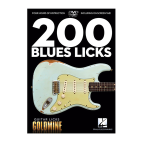 Goldmine 200 Blues Licks Guitar DVD
