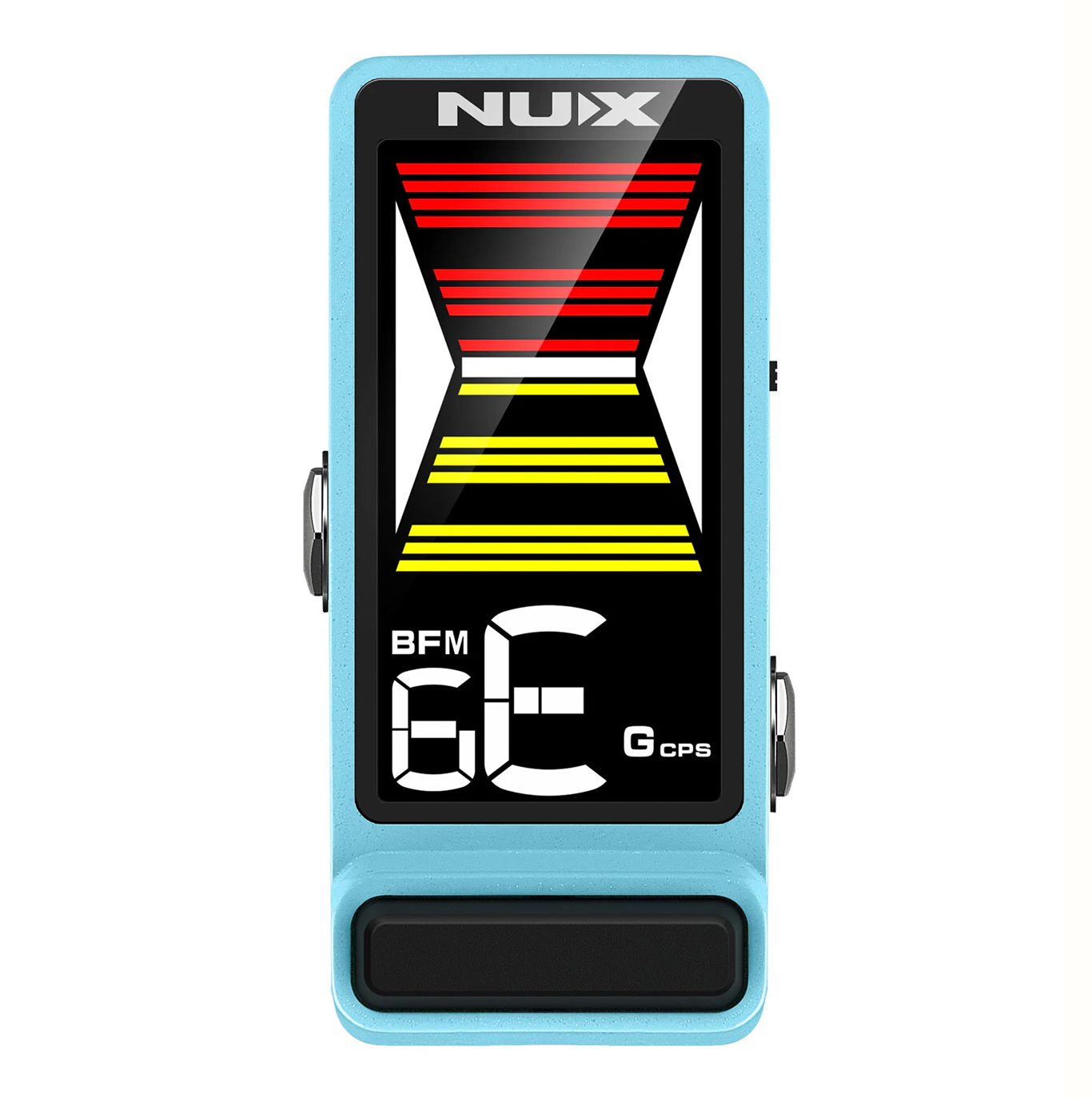 NU-X Flow MKII Tune Pedal - Guitar Pedal Tuner - Blue