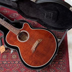 Takamine EF261AS AN Electro Acoustic With OHSC - Wine Red - Preowned
