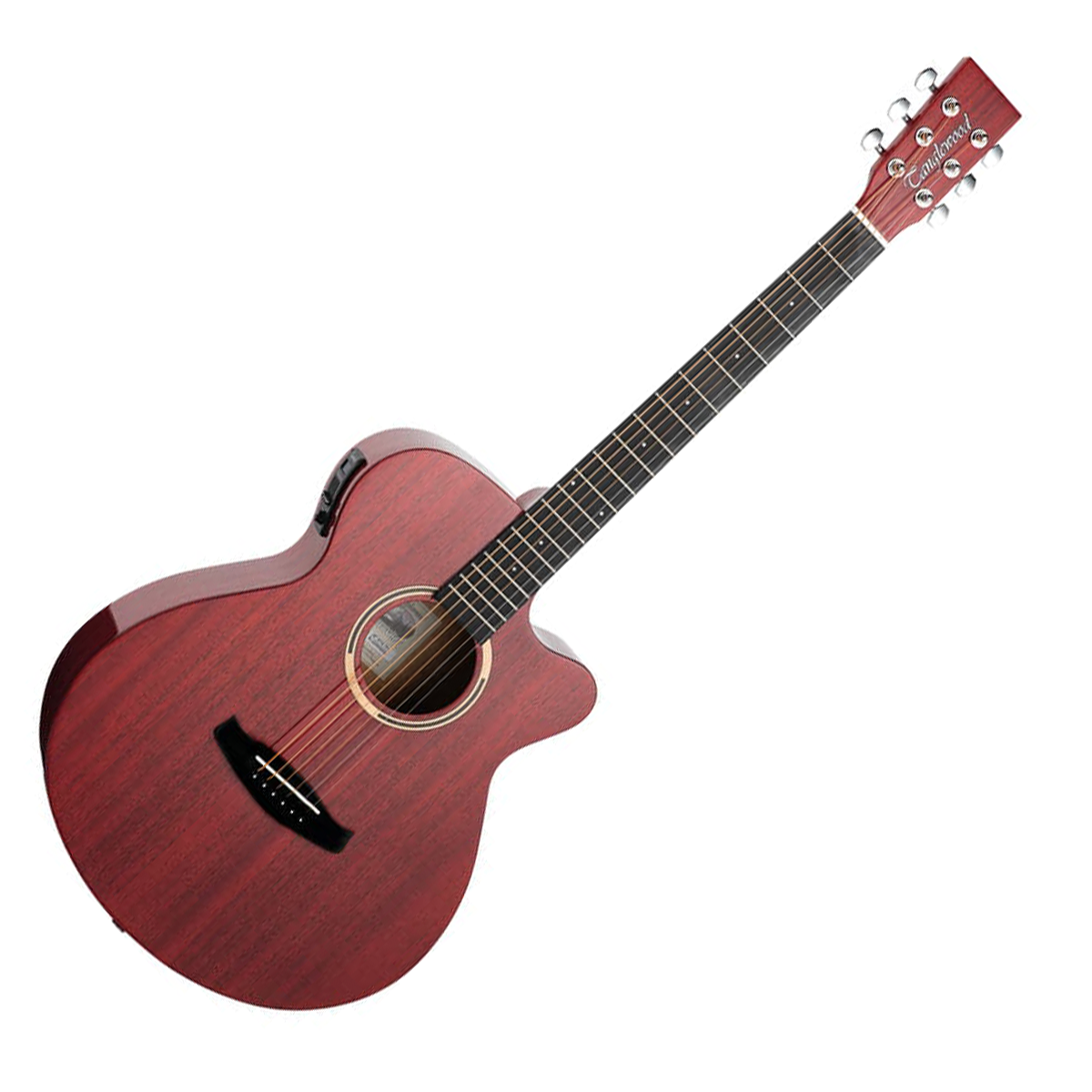 Tanglewood DBT-SFCE-TRG Super Folk Acoustic Guitar - Red Gloss