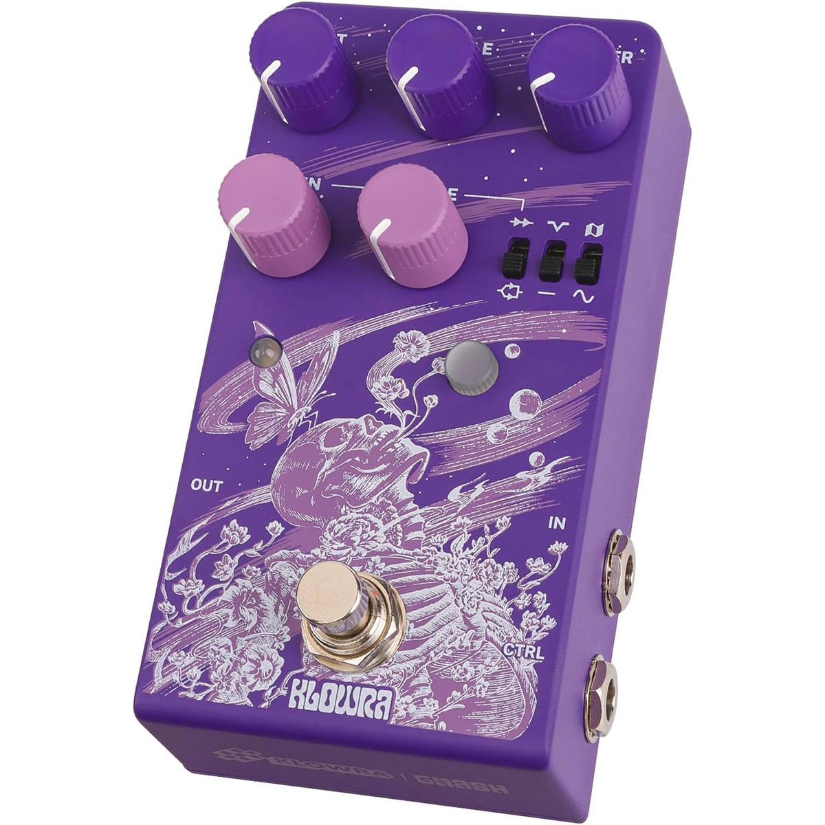 Klowra Gnash Distortion Modern Tone Powerhouse Effects Pedal