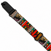 Guitarbitz Woven Guitar Strap 1.5 Inch - Bohemian Tribal