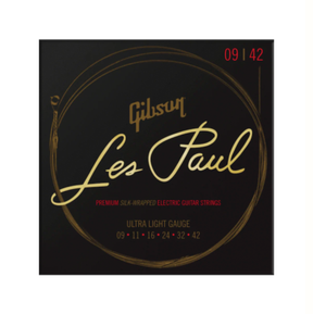 Gibson Les Paul Premium Silk Wrapped Electric Guitar Strings 09-42