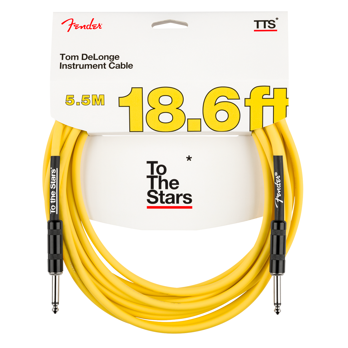 Fender Tom DeLonge 'To The Stars' Instrument Cable - 18.6ft / 5.5meters