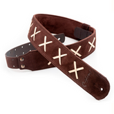 Right On Legend David Gilmour Brown Guitar Strap