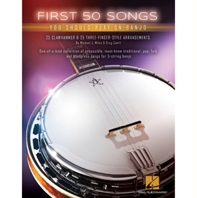 First 50 Songs for 5 String Banjo - Book