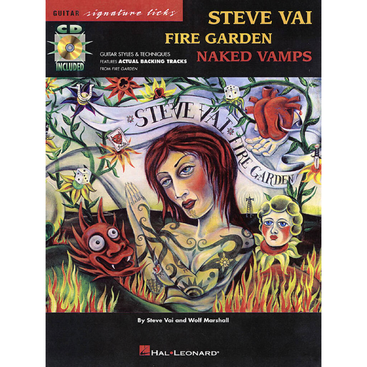 Steve Vai - Fire Garden: Naked Vamps Book