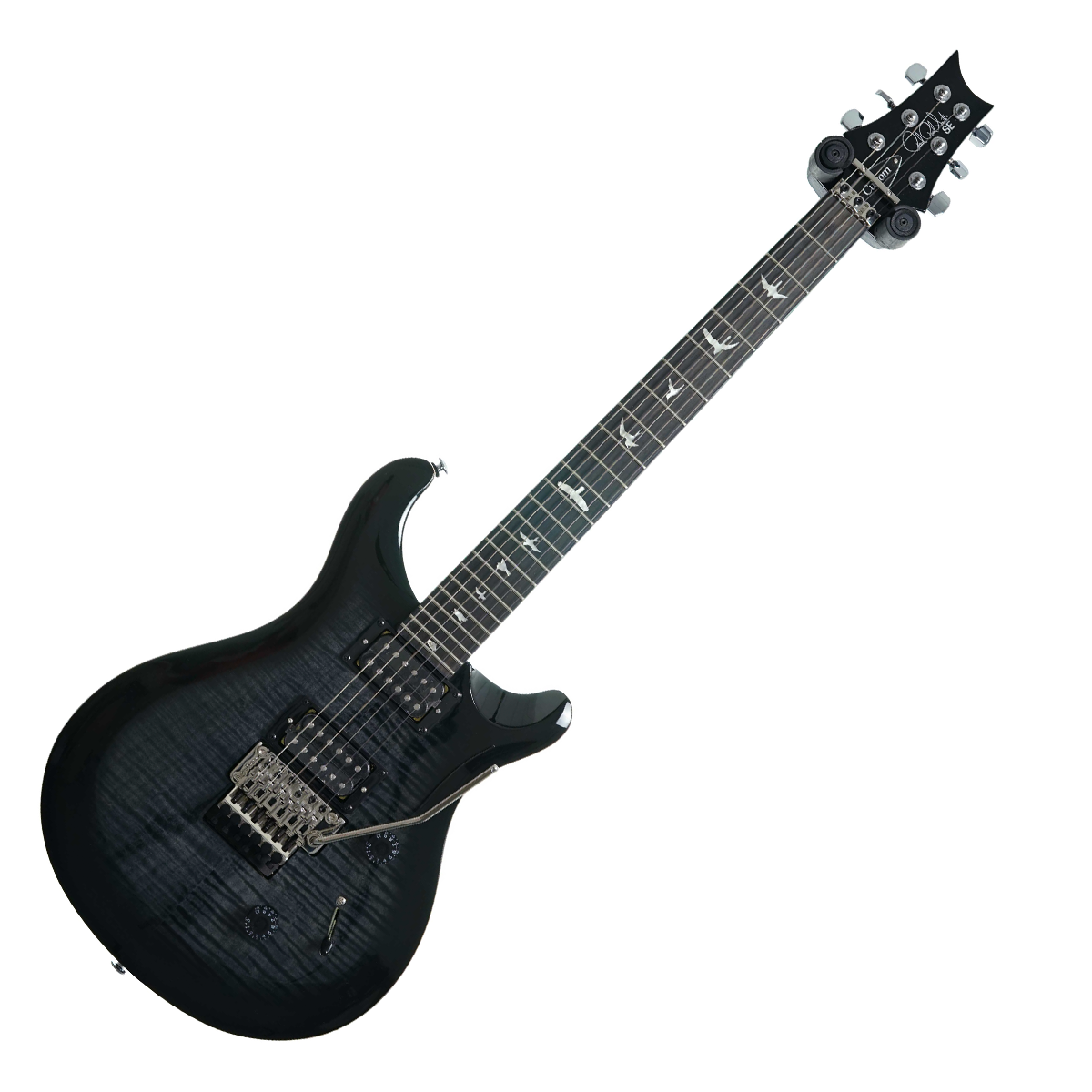 PRS SE Custom 24 Floyd Rose - Charcoal Burst - 2024 New Old Stock