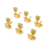 Gotoh SD90-SL-GG Vintage Machine Heads with Tulip Buttons - 3 a side - Gold