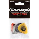 Jim Dunlop PVP101 Plectrum Variety Players 12 Pack - Medium / Light